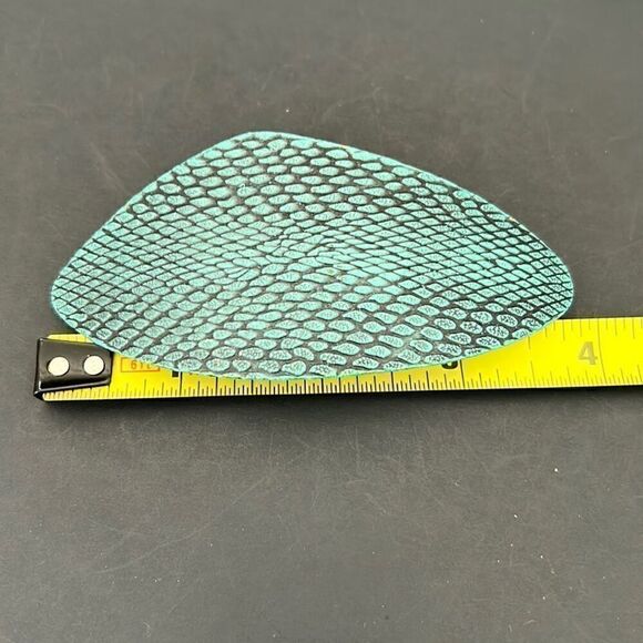 VTG Kirks Folly Turquoise Hair Barrette - Picture 2 of 5